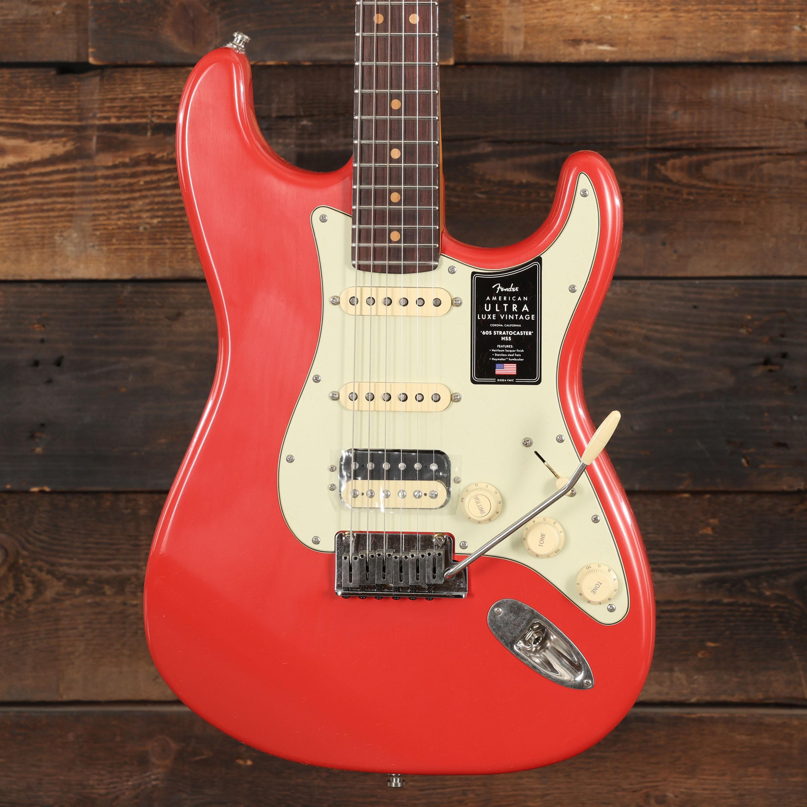 Fender American Ultra Luxe Vintage '60s Stratocaster HSS in Fiesta